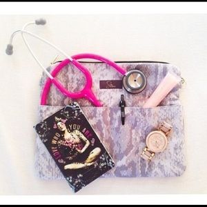 BRAND NEW Jaanuu Medical Clutch w Shoulder Chain